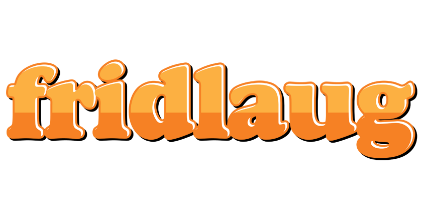 Fridlaug orange logo