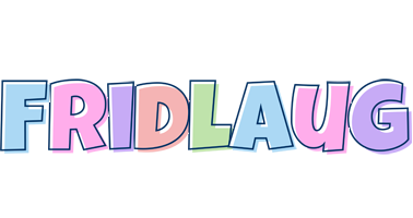 Fridlaug pastel logo