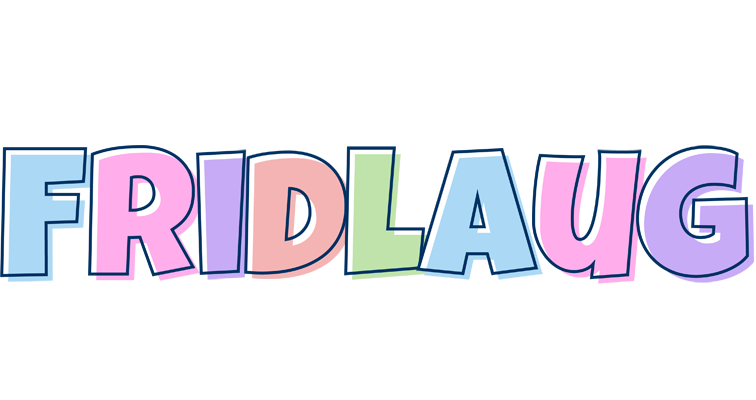 Fridlaug pastel logo