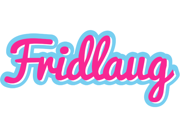Fridlaug popstar logo