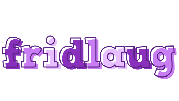 Fridlaug sensual logo