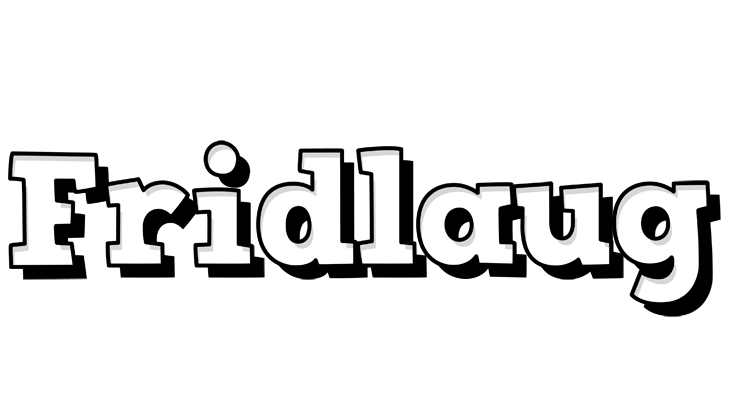 Fridlaug snowing logo
