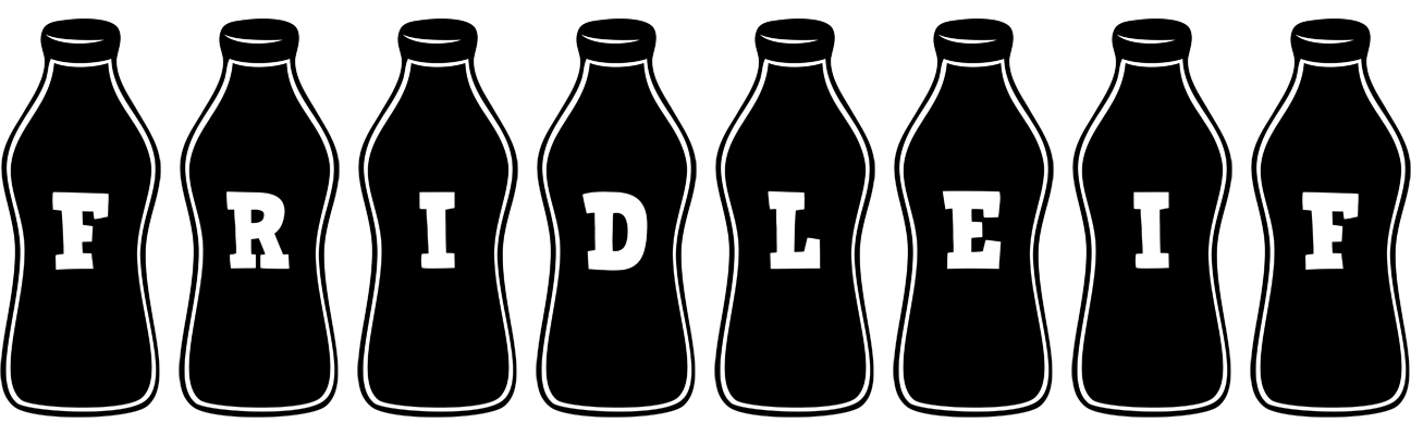 Fridleif bottle logo