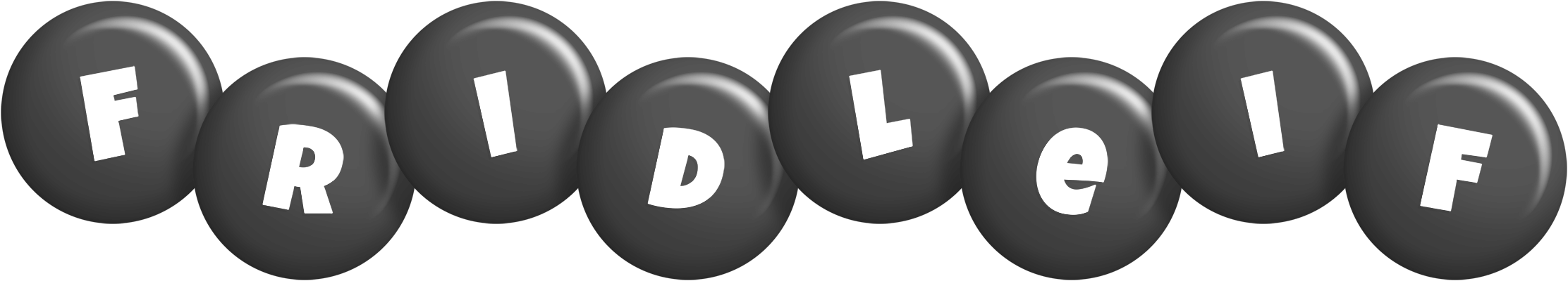 Fridleif candy-black logo