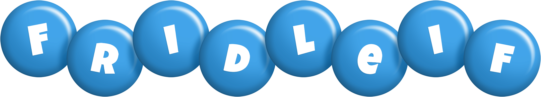 Fridleif candy-blue logo