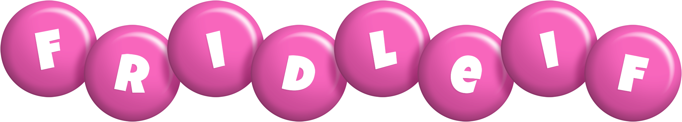 Fridleif candy-pink logo