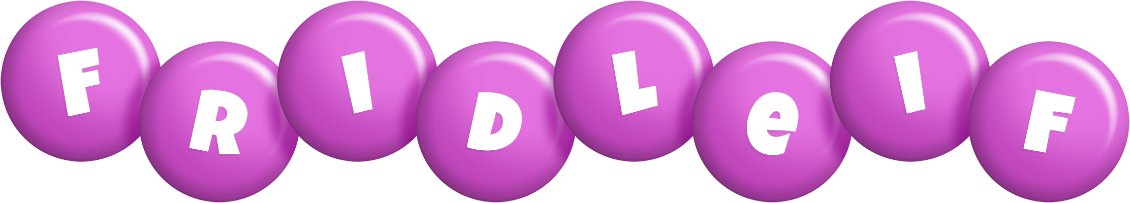 Fridleif candy-purple logo