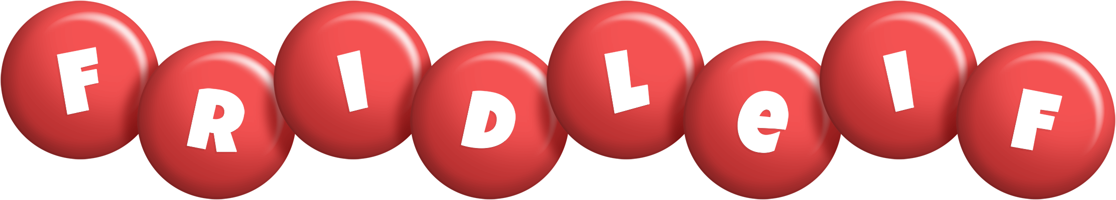 Fridleif candy-red logo