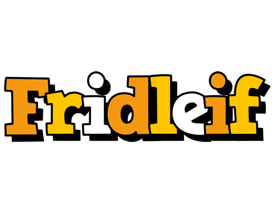 Fridleif cartoon logo