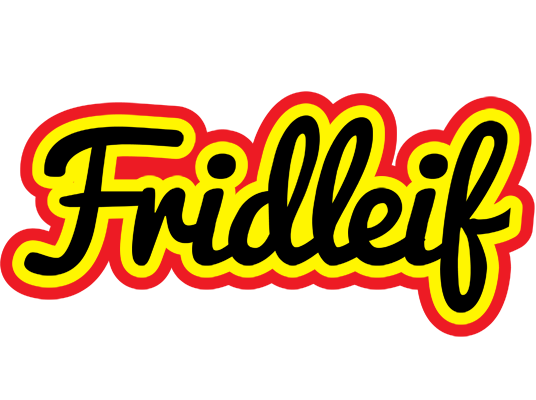 Fridleif flaming logo