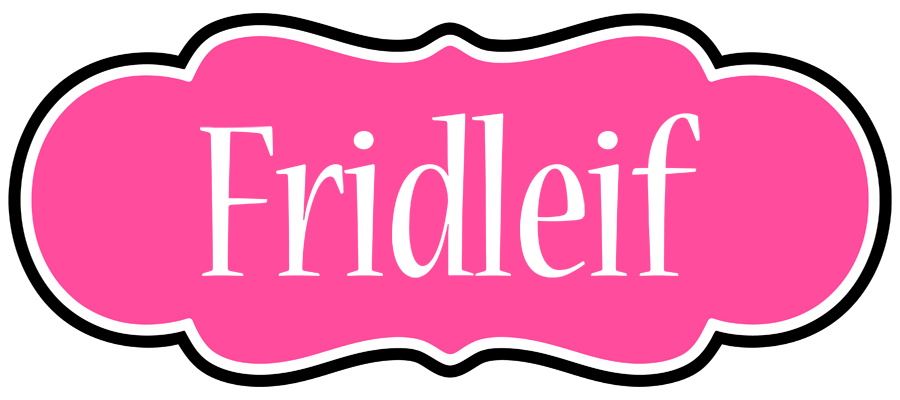 Fridleif invitation logo