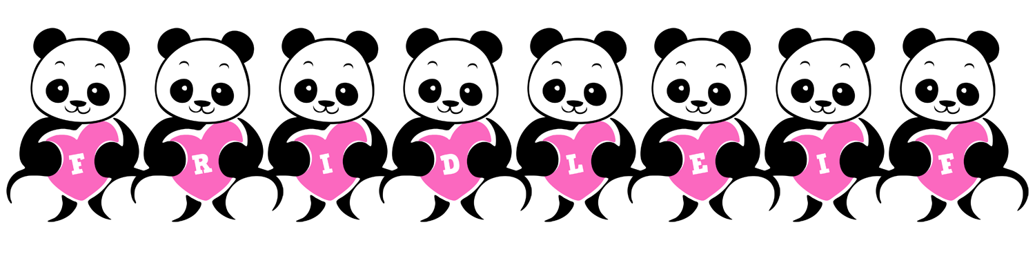 Fridleif love-panda logo
