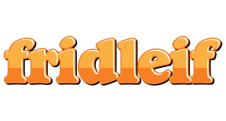 Fridleif orange logo