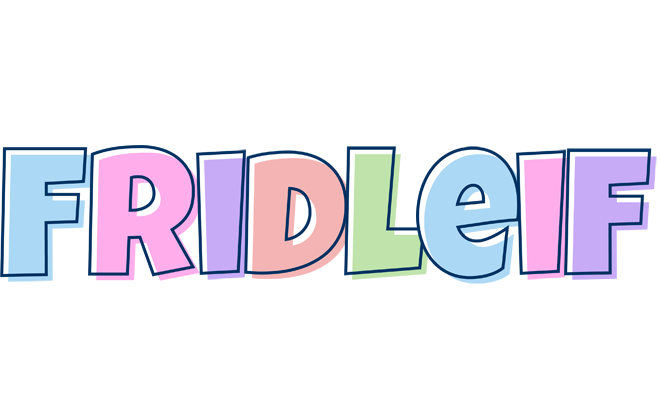 Fridleif pastel logo