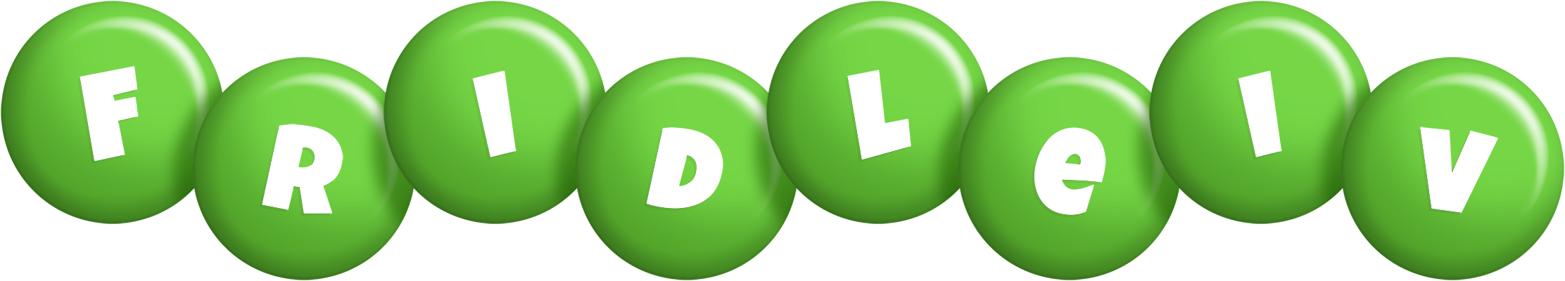 Fridleiv candy-green logo