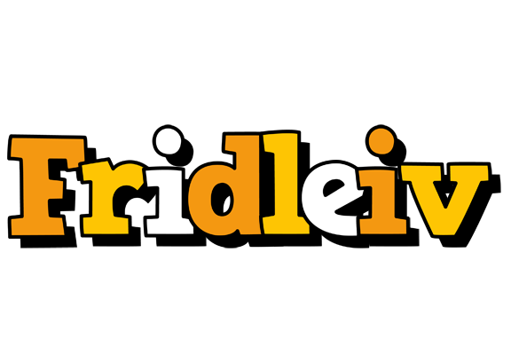 Fridleiv cartoon logo