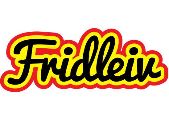 Fridleiv flaming logo