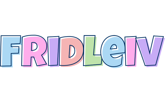 Fridleiv pastel logo