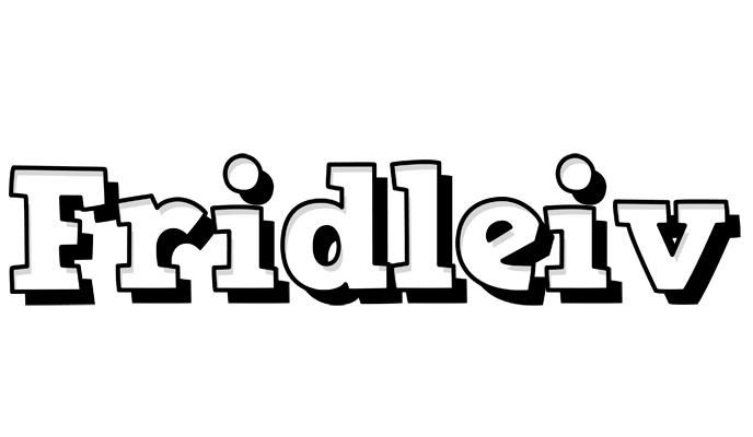 Fridleiv snowing logo