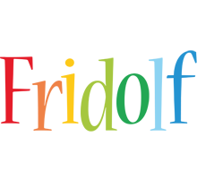 Fridolf birthday logo