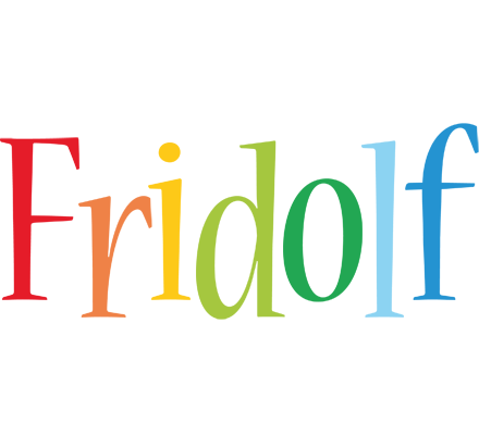 Fridolf birthday logo