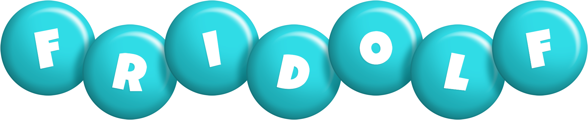 Fridolf candy-azur logo
