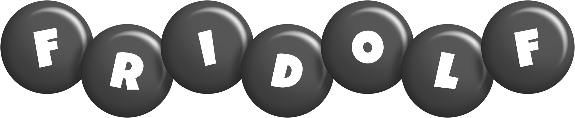 Fridolf candy-black logo