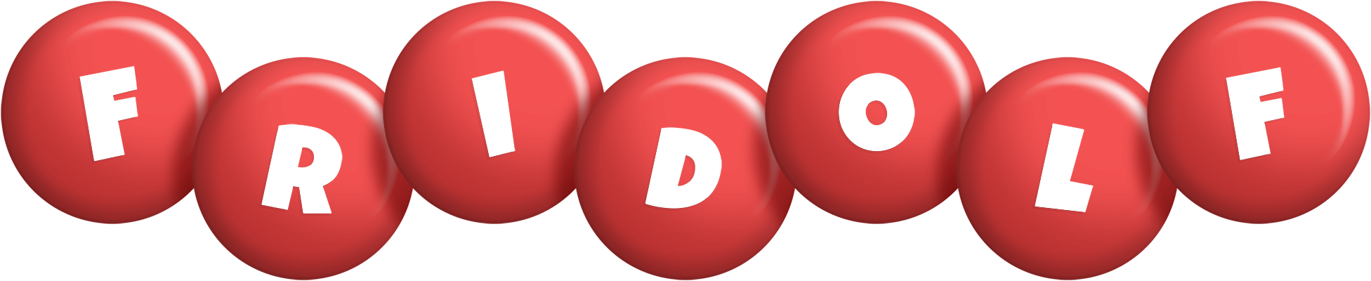 Fridolf candy-red logo