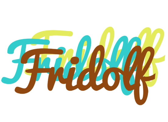 Fridolf cupcake logo