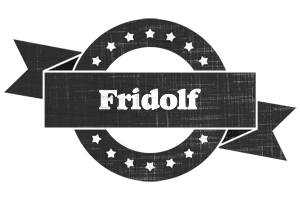 Fridolf grunge logo