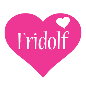 Fridolf love-heart logo