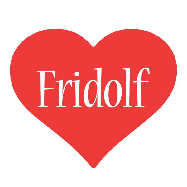 Fridolf love logo