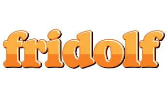 Fridolf orange logo