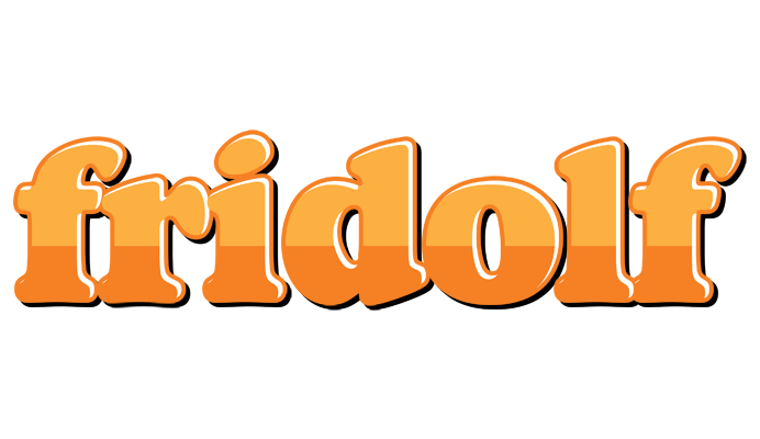 Fridolf orange logo