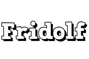 Fridolf snowing logo