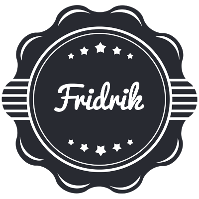 Fridrik badge logo