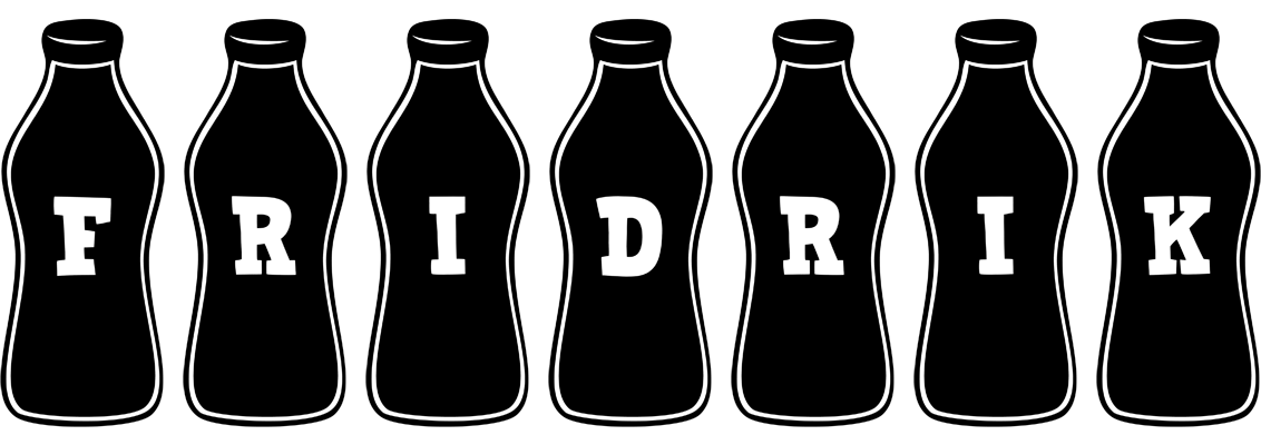 Fridrik bottle logo