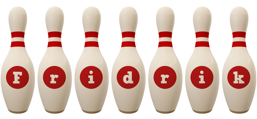 Fridrik bowling-pin logo