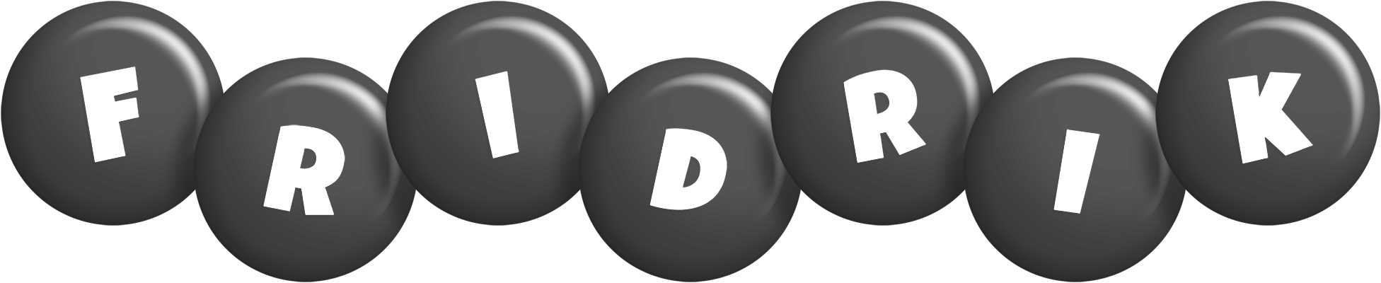 Fridrik candy-black logo