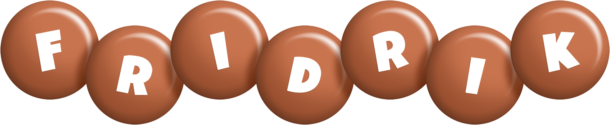 Fridrik candy-brown logo