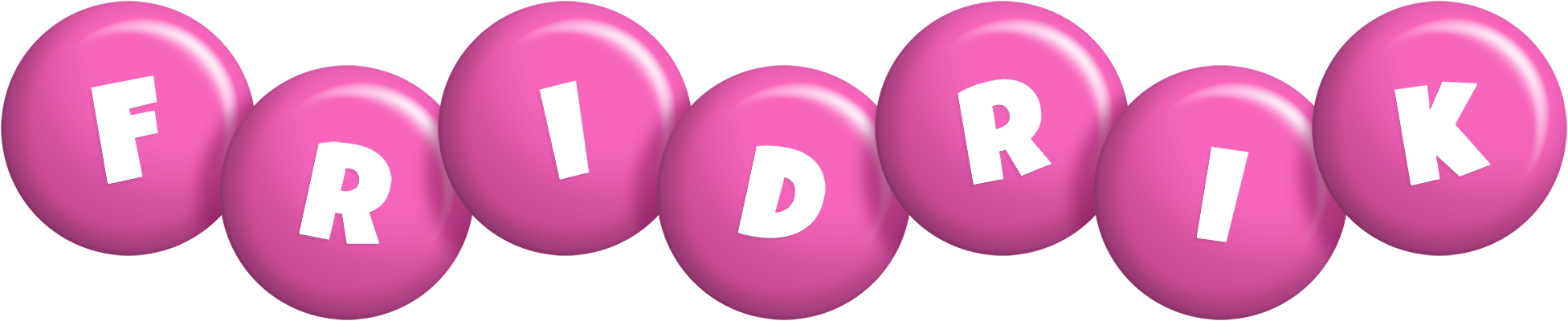Fridrik candy-pink logo