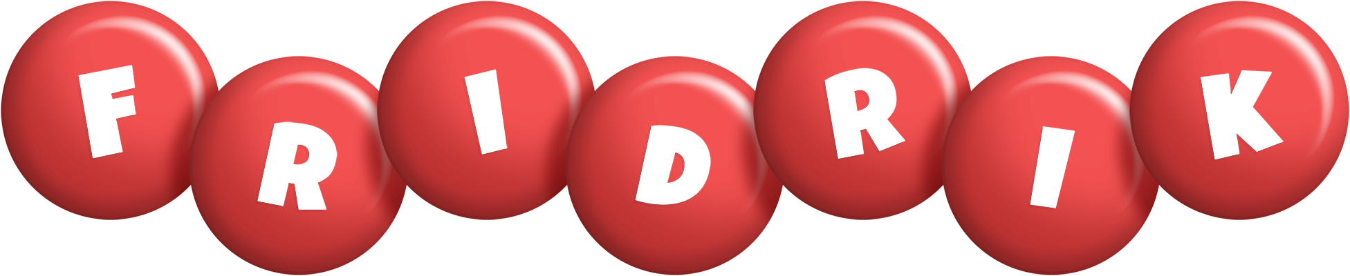 Fridrik candy-red logo