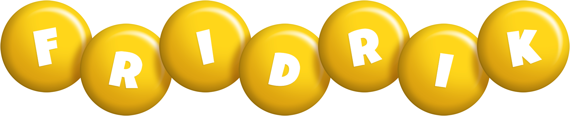 Fridrik candy-yellow logo