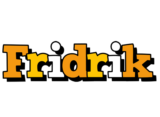 Fridrik cartoon logo