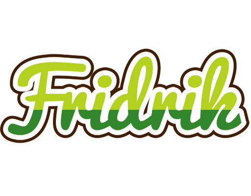 Fridrik golfing logo