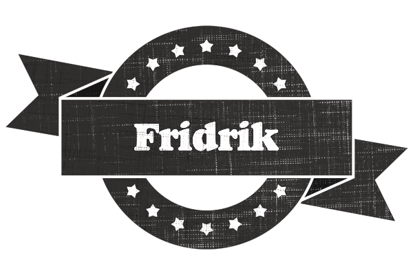 Fridrik grunge logo