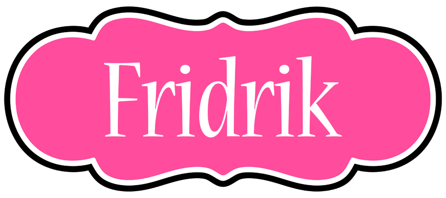 Fridrik invitation logo