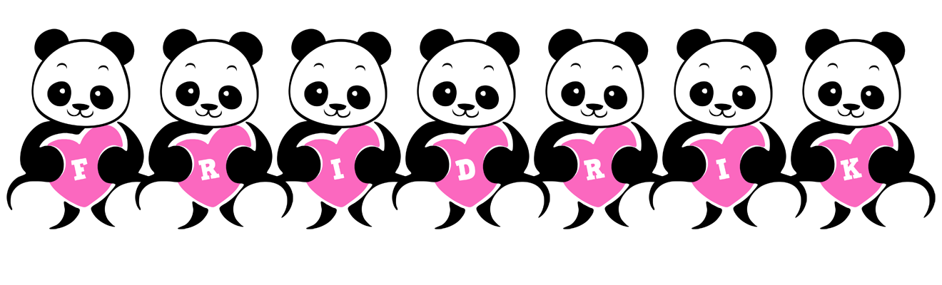 Fridrik love-panda logo