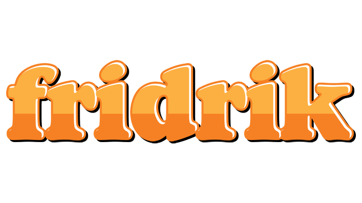 Fridrik orange logo