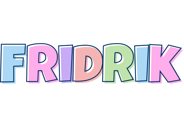 Fridrik pastel logo